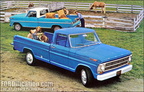 1968 Ford Truck factory advertising postcards