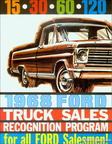 1968 Ford Truck Sales Recognition Program (for Salesmen)