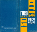 1969 Ford Car and Truck Prices salesman's booklet