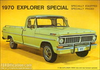 1970 Ford Truck advertising postcards
