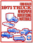 1971 Ford Truck Dealer Newspaper Advertising Materials