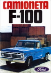1973 Ford of Venezuela F100 data sheet