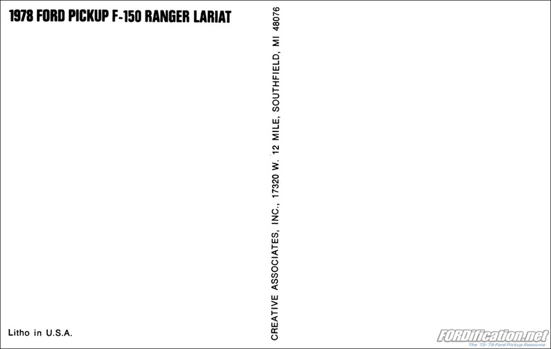 F-150 Ranger Lariat - back