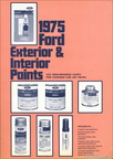 1975 Ford Exterior & Interior Paints brochure